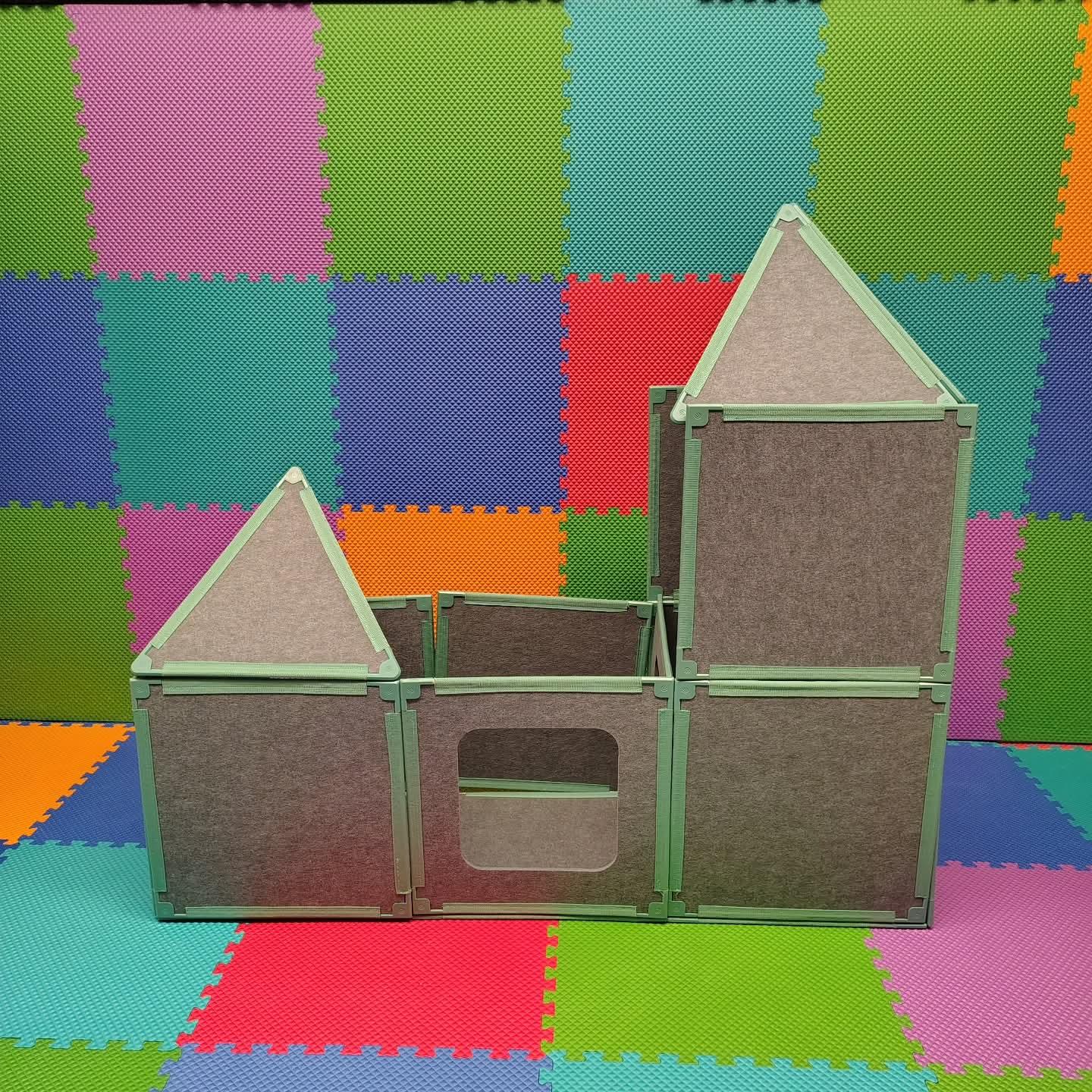 Magnetic Fort Building Kit
